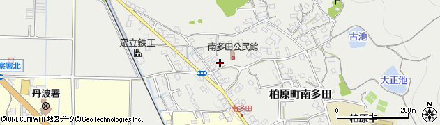 兵庫県丹波市柏原町南多田周辺の地図