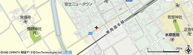 滋賀県近江八幡市安土町常楽寺923周辺の地図