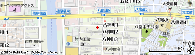 愛知県名古屋市中川区八神町1丁目48周辺の地図