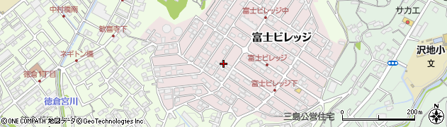 静岡県三島市富士ビレッジ周辺の地図