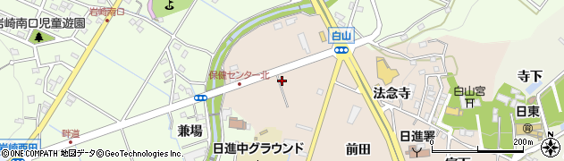 愛知県日進市本郷町（鴻土）周辺の地図
