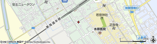 滋賀県近江八幡市安土町常楽寺76周辺の地図