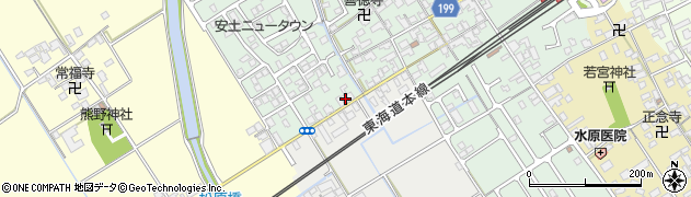 滋賀県近江八幡市安土町常楽寺915周辺の地図