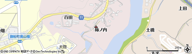 愛知県豊田市枝下町柿ノ内402周辺の地図