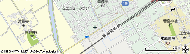 滋賀県近江八幡市安土町常楽寺916周辺の地図
