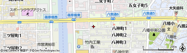 愛知県名古屋市中川区八神町1丁目34周辺の地図