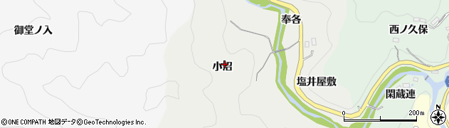 愛知県豊田市竜岡町（小沼）周辺の地図