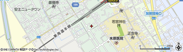 滋賀県近江八幡市安土町常楽寺238周辺の地図