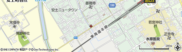滋賀県近江八幡市安土町常楽寺912周辺の地図