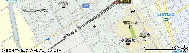 滋賀県近江八幡市安土町常楽寺244周辺の地図