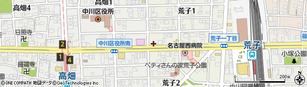 トヨタレンタリース愛知高畑店周辺の地図