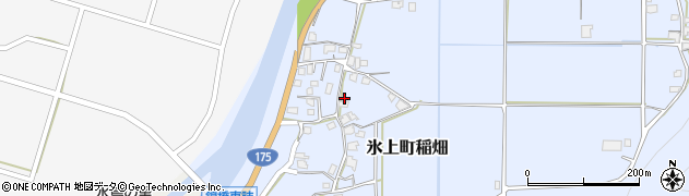 兵庫県丹波市氷上町稲畑781周辺の地図