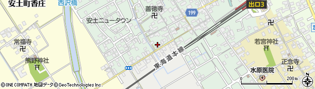 滋賀県近江八幡市安土町常楽寺910周辺の地図