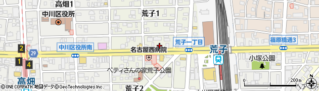 弥富名古屋線周辺の地図