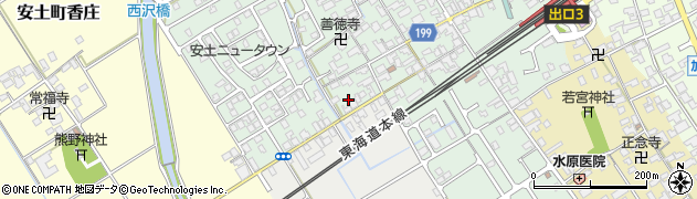 滋賀県近江八幡市安土町常楽寺909周辺の地図