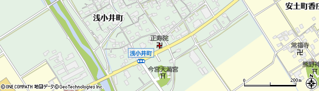 正寿院周辺の地図