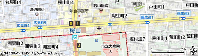 中日新聞御器所加藤新聞舗周辺の地図