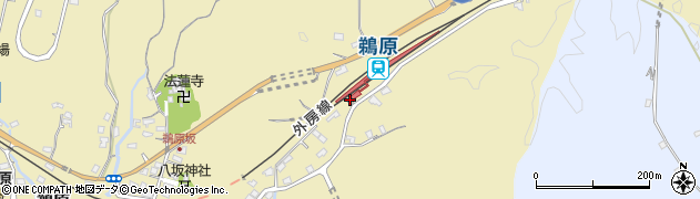 勝浦鵜原郵便局周辺の地図