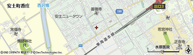 滋賀県近江八幡市安土町常楽寺968周辺の地図