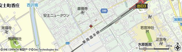 滋賀県近江八幡市安土町常楽寺904周辺の地図