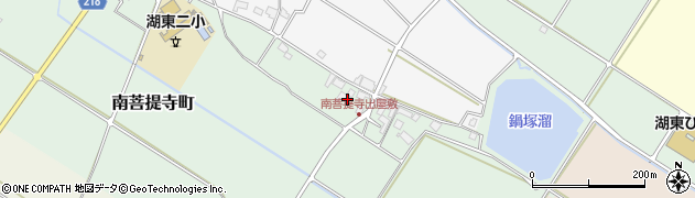 滋賀県東近江市南菩提寺町296周辺の地図