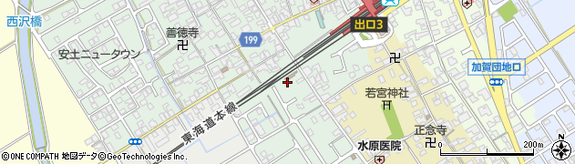 滋賀県近江八幡市安土町常楽寺253周辺の地図
