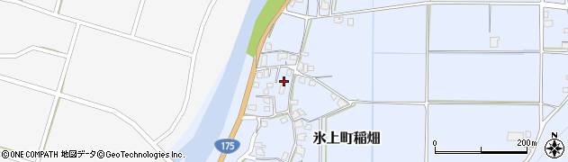 兵庫県丹波市氷上町稲畑716周辺の地図