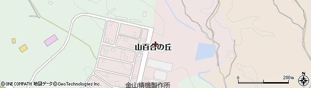 滋賀県大津市山百合の丘周辺の地図
