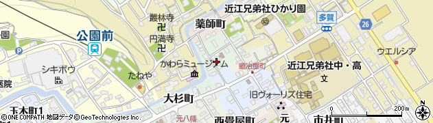 滋賀県近江八幡市大工町31周辺の地図