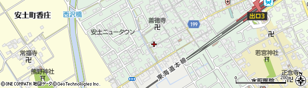 滋賀県近江八幡市安土町常楽寺975周辺の地図