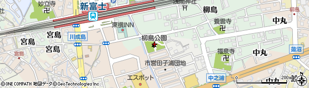柳島公園周辺の地図
