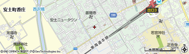 滋賀県近江八幡市安土町常楽寺902周辺の地図