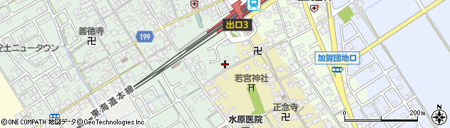 滋賀県近江八幡市安土町常楽寺328周辺の地図