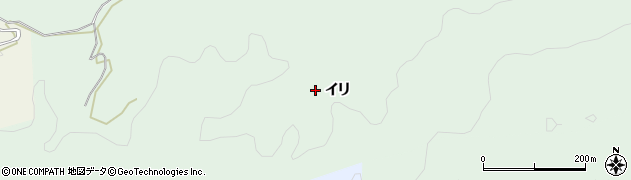 愛知県豊田市塩ノ沢町イリ周辺の地図