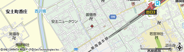 滋賀県近江八幡市安土町常楽寺980周辺の地図