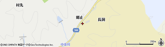 愛知県豊田市城見町（長洞）周辺の地図