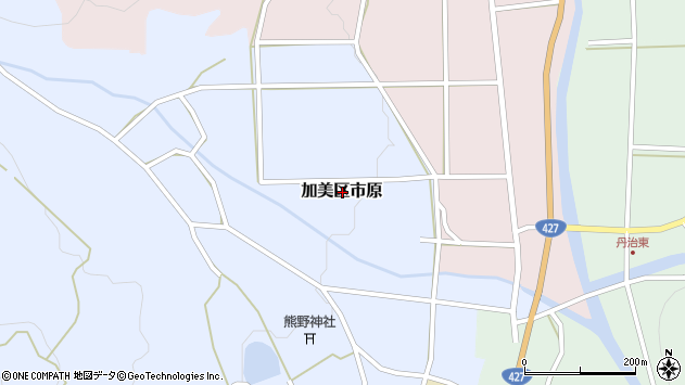 〒679-1327 兵庫県多可郡多可町加美区市原の地図