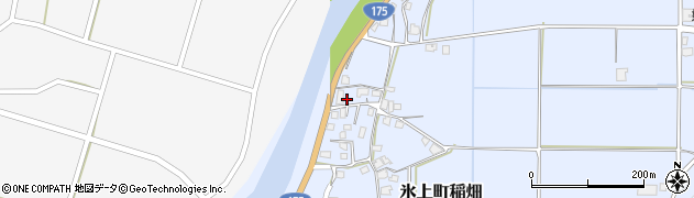 兵庫県丹波市氷上町稲畑710周辺の地図