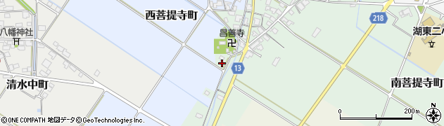 滋賀県東近江市南菩提寺町675周辺の地図