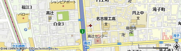 田辺耳鼻咽喉科医院周辺の地図