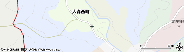 京都府京都市北区大森西町21周辺の地図