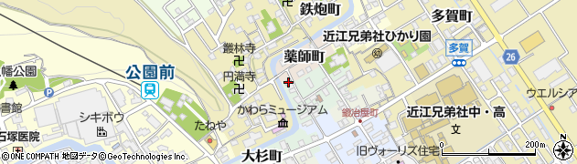 滋賀県近江八幡市大工町20周辺の地図