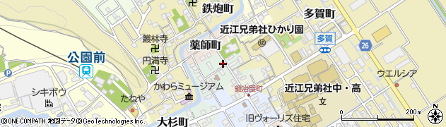 滋賀県近江八幡市大工町13周辺の地図