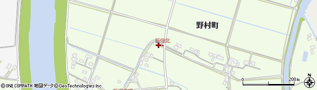 滋賀県近江八幡市野村町4075周辺の地図