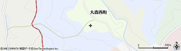 京都府京都市北区大森西町86周辺の地図