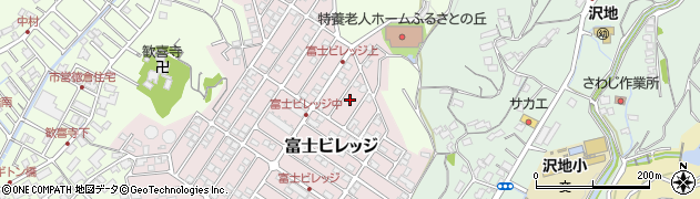 静岡県三島市富士ビレッジ19周辺の地図