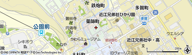 滋賀県近江八幡市大工町9周辺の地図