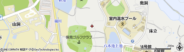 愛知県豊田市貝津町池西周辺の地図
