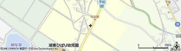 滋賀県東近江市平松町1390周辺の地図