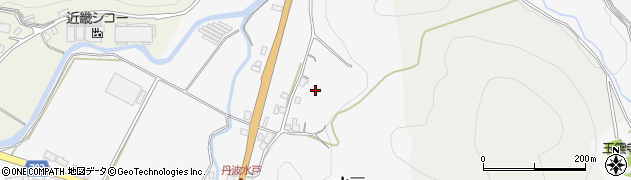 京都府船井郡京丹波町水戸小由里周辺の地図